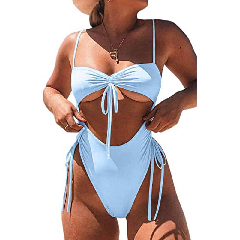 Ocean Me High Waisted Bathing Suit